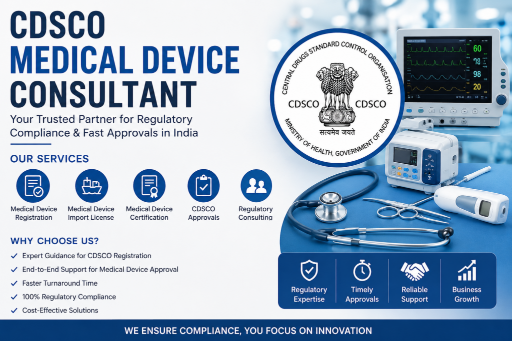 CDSCO Medical Device Consultant