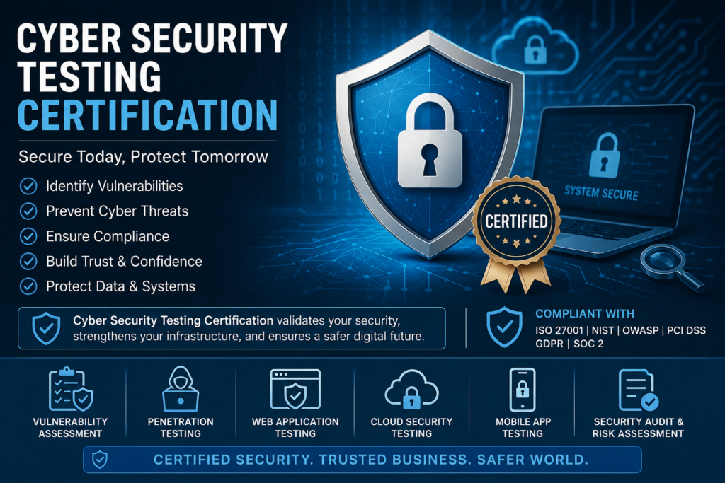 Cyber Security Testing Certification