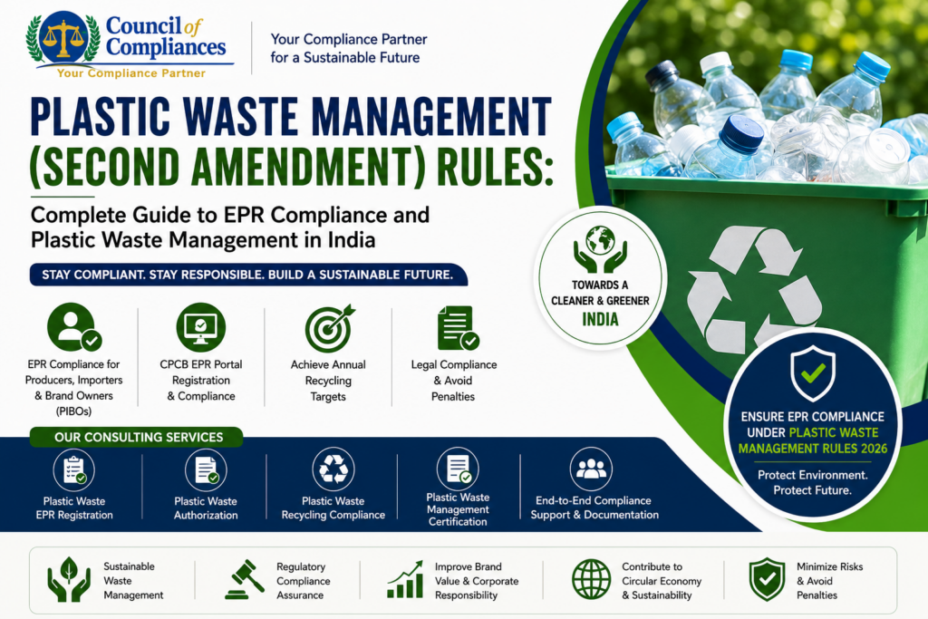 PLASTIC WASTE MANAGEMENT (SECOND AMENDMENT) RULES: Complete Guide to EPR Compliance and Plastic Waste Management in India