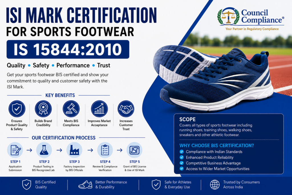 ISI Mark Certification for Sports Footwear IS 15844:2010