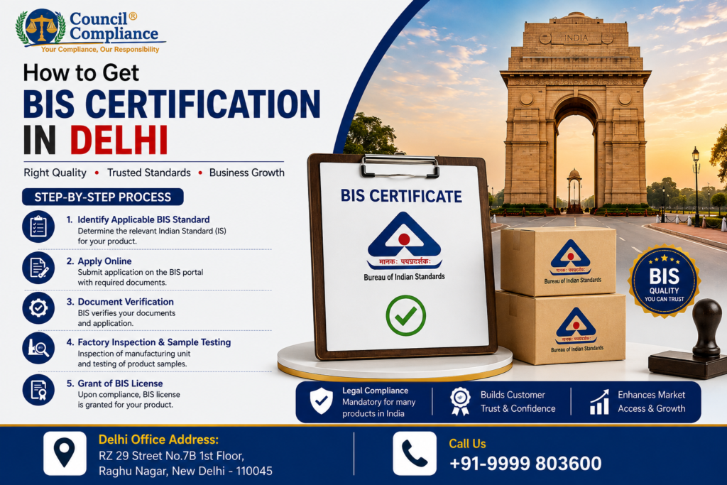 How to Get BIS Certification in Delhi