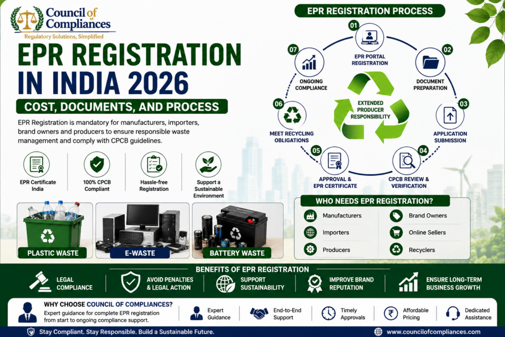 EPR Registration in India 2026: Cost, Documents, and Process