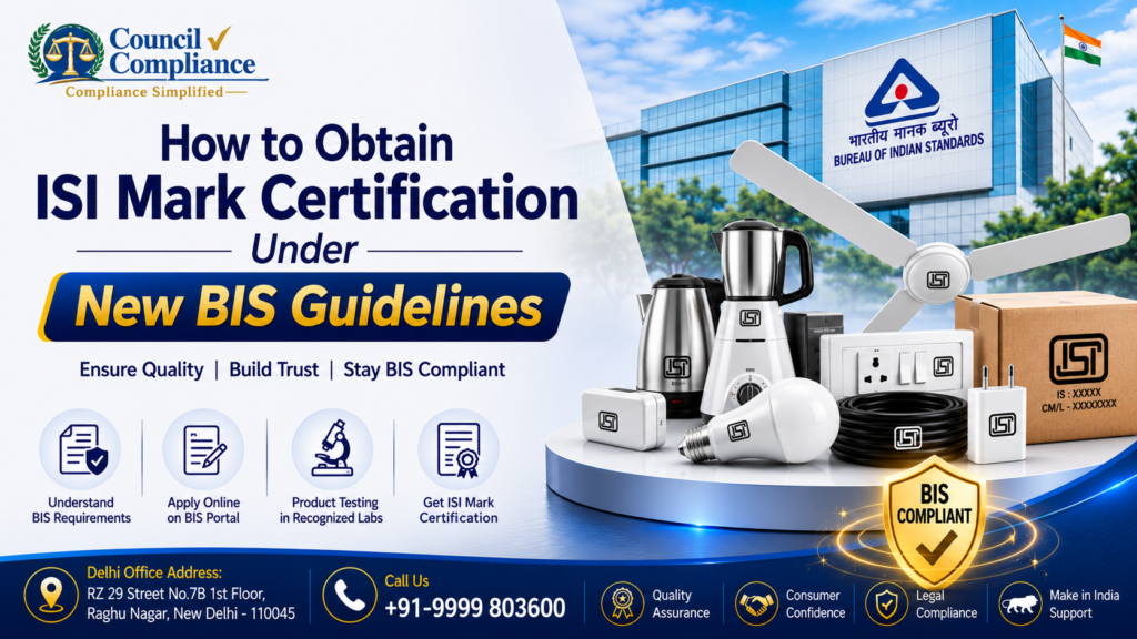 How to Obtain ISI Mark Certification Under New BIS Guidelines