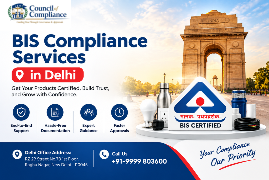 BIS Compliance Services in Delhi