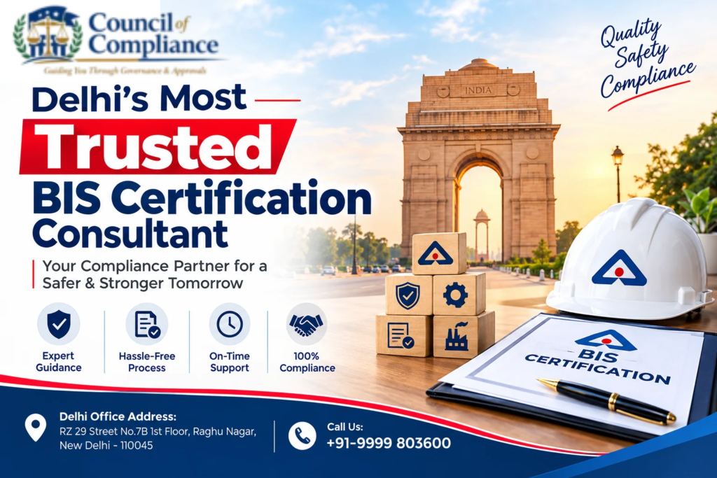 Most Trusted BIS Certification Consultant in Delhi
