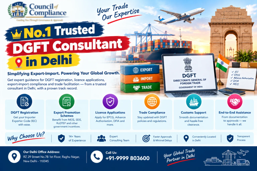 No.1 Trusted DGFT Consultant in Delhi